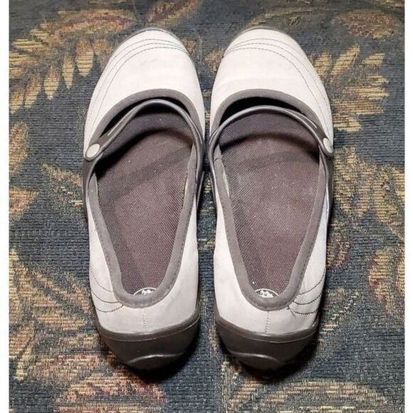 CROCS Wrapped Brown Tan Suede Mary Jane Shoes- Size 10 - Picture 4 of 6